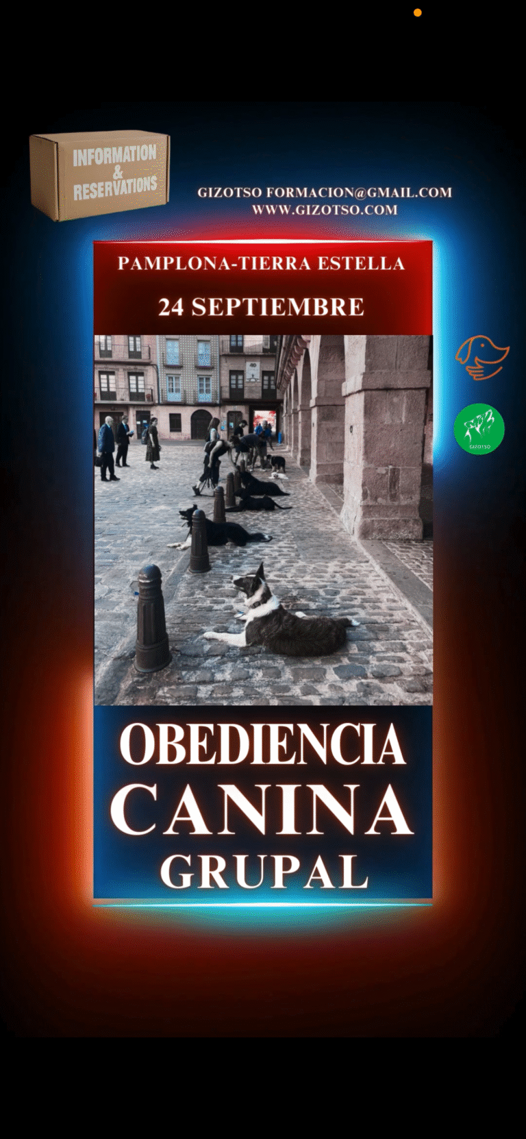 OBEDIENCIA CANINA GRUPAL